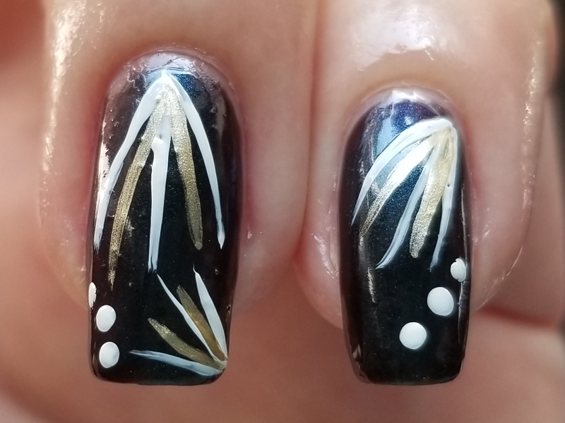 Flicks and Spots Nails | midn1ghtbutterfly